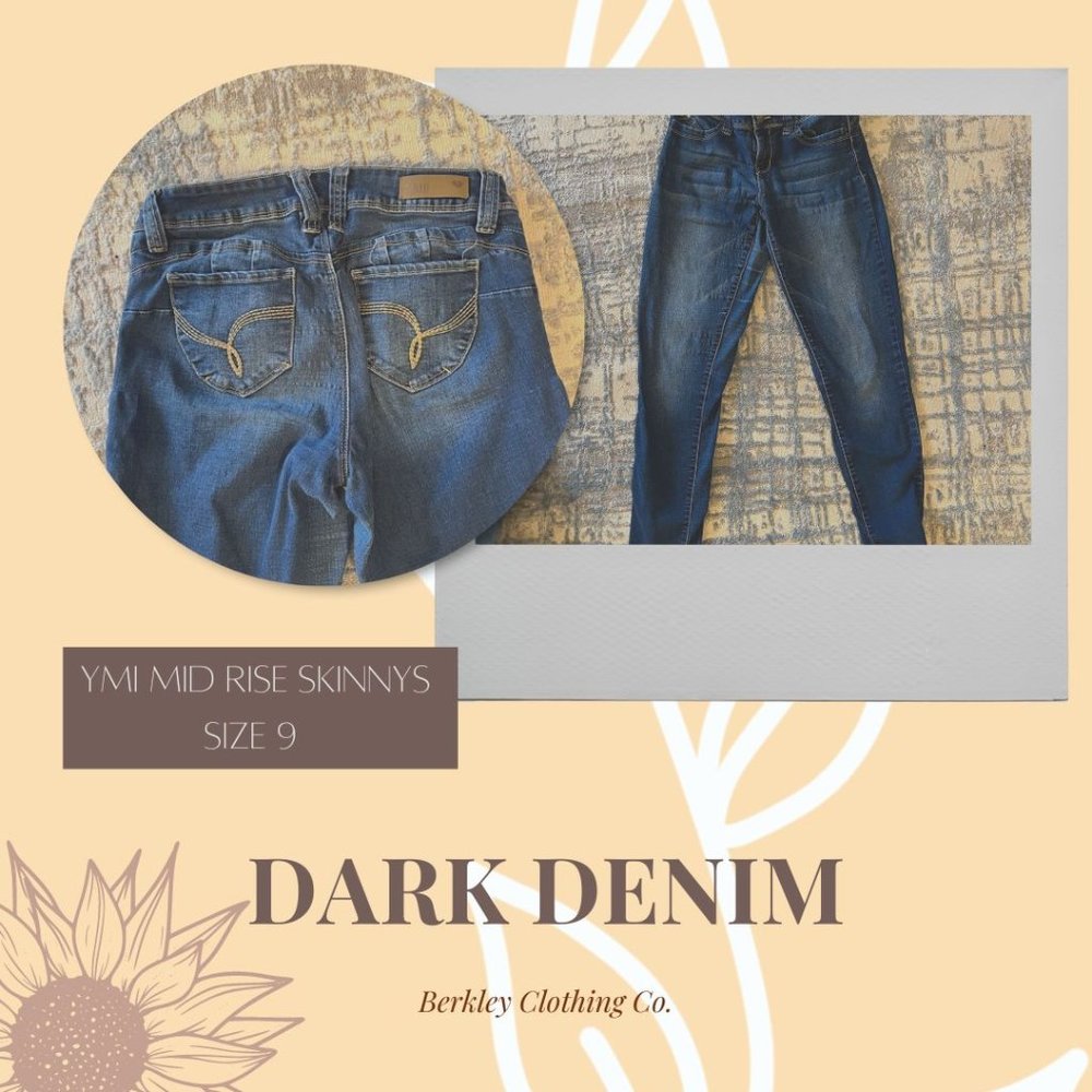 YMI Wannabettabutt Mid Rise Skinny Jeans